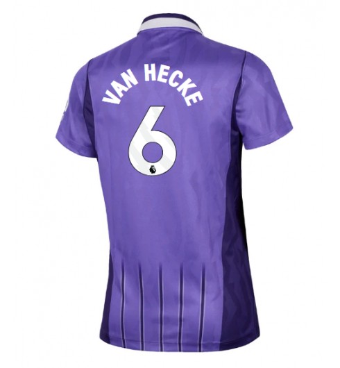 Tottenham Hotspur Jan Paul van Hecke #6 Tredjedrakt Dame 2026-27 Korte ermer Tottenham Hotspur Jan Paul van Hecke #6 Tredjedrakt Dame 2026-27 Korte ermer